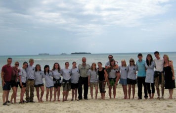 Group on Zanzibar Beach